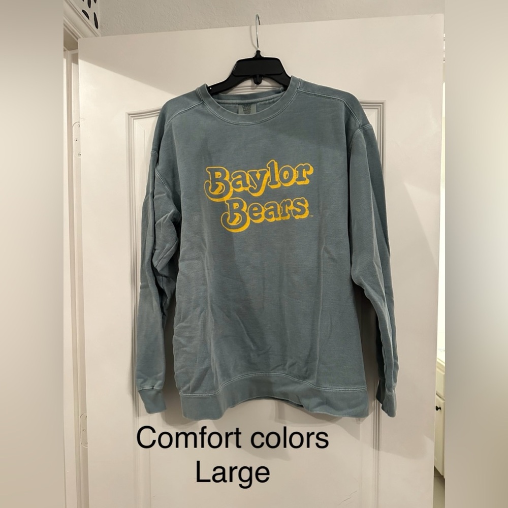 Baylor Bears sweatshirt. Comfort Colors. Size large.